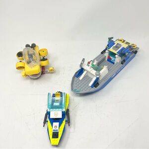 LEGO Police Patrol Set - Blue, Yellow, and Gray